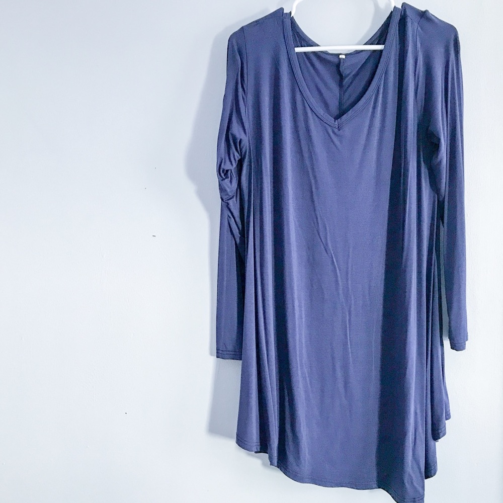 blue tunic